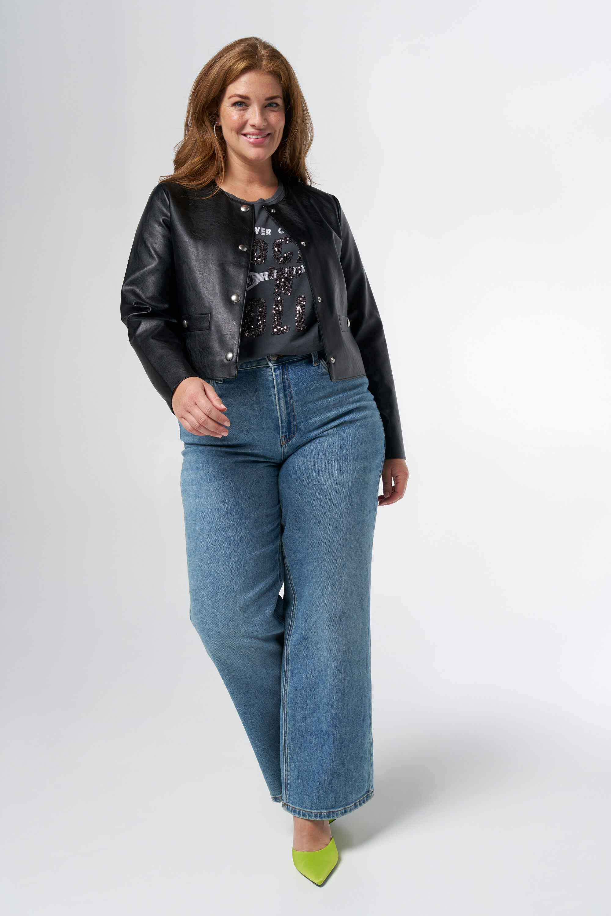 Cazadora imitaci&oacute;n cuero image number 5