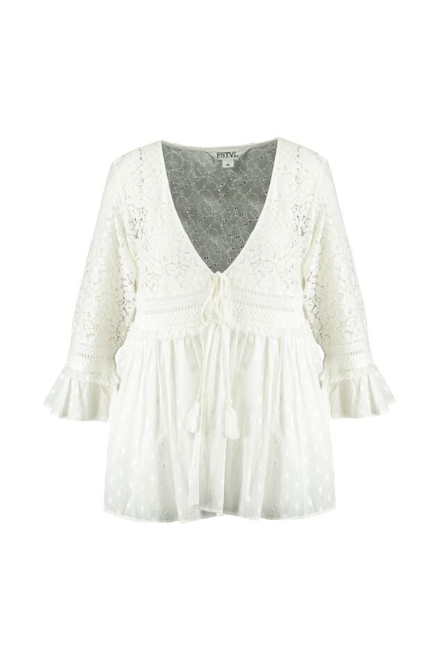 Blusa de encaje image number 1