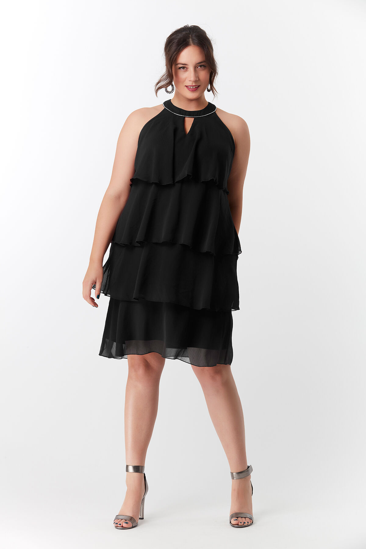 Vestido con volantes image number 3