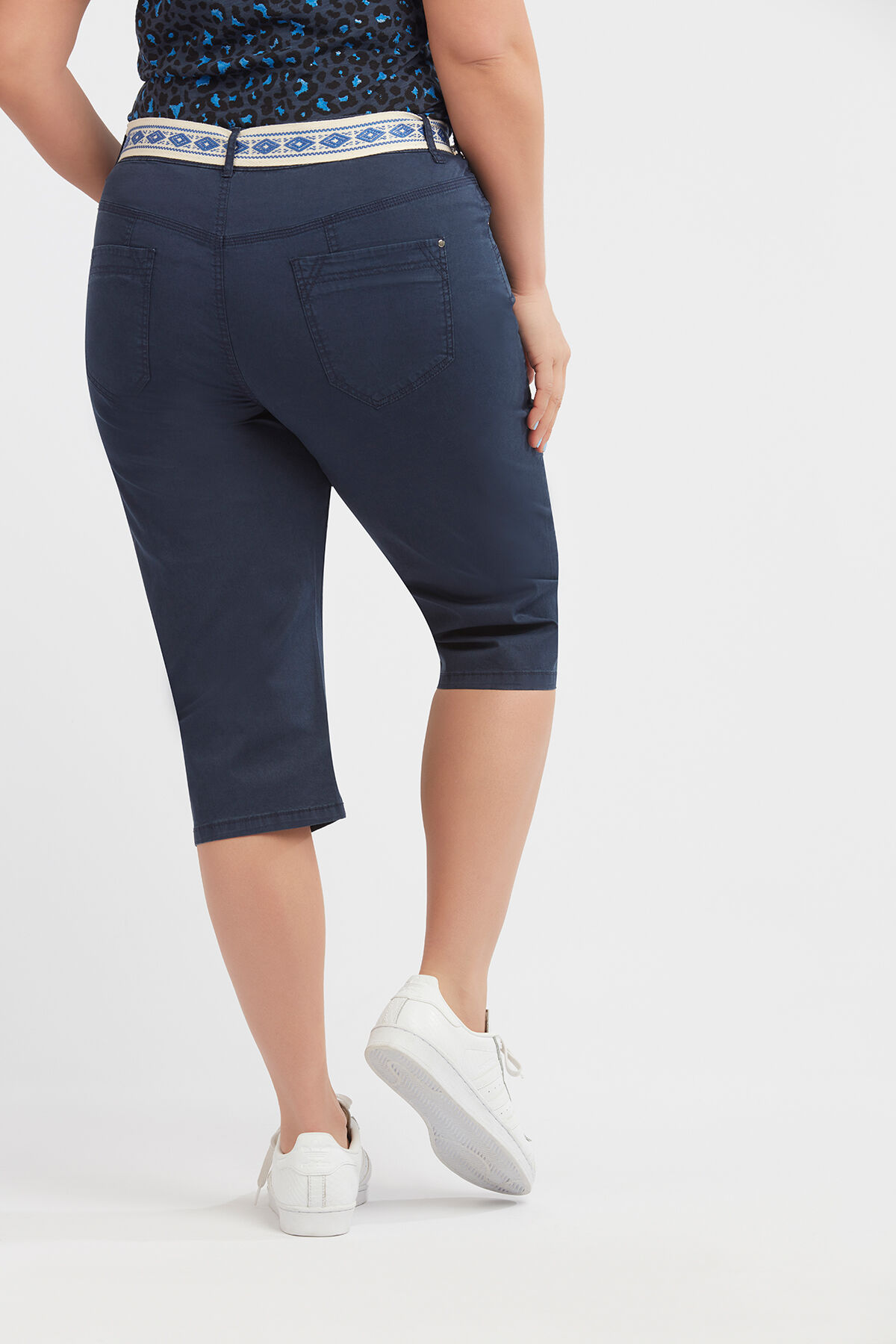 Pantalones pirata de algod&oacute;n image number 5