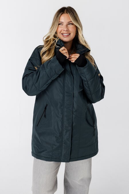 Chaqueta con cremallera y capucha Chaqueta con cremallera y capucha