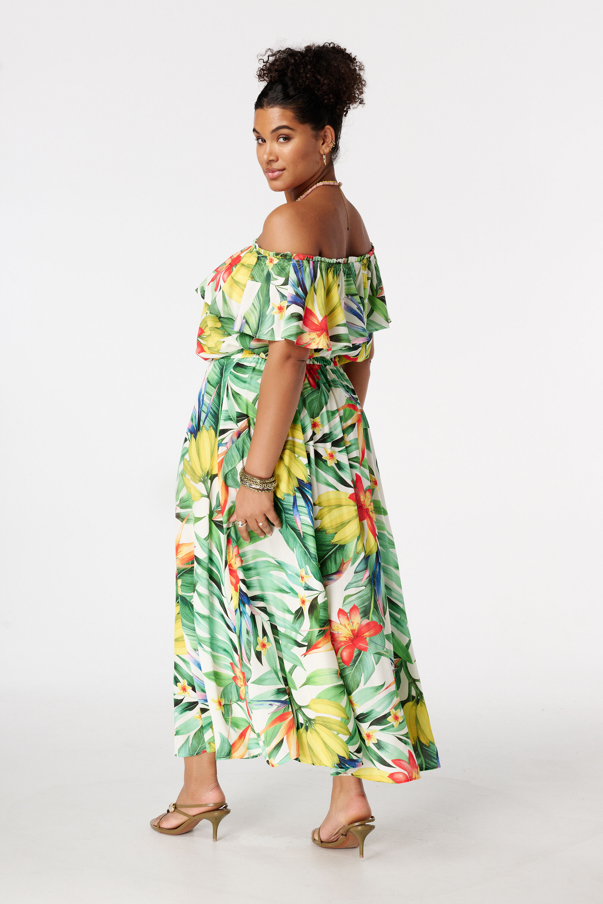 Falda maxi con estampado image number 3