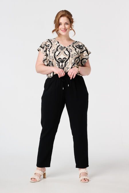 Pantalones cómodos con cordón Pantalones cómodos con cordón