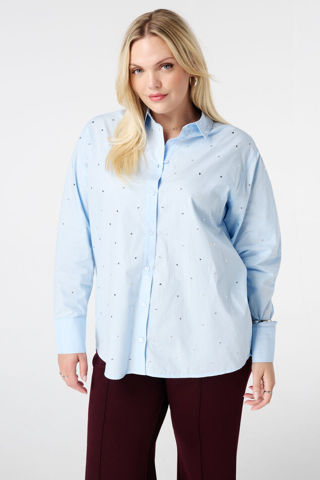 Blusa con tachuelas image number 0