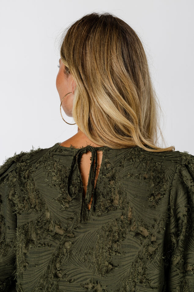 Blusa con mangas cortas abullonadas image number 5