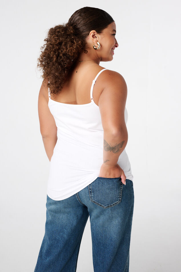 Top de espagueti con elástico image number 3