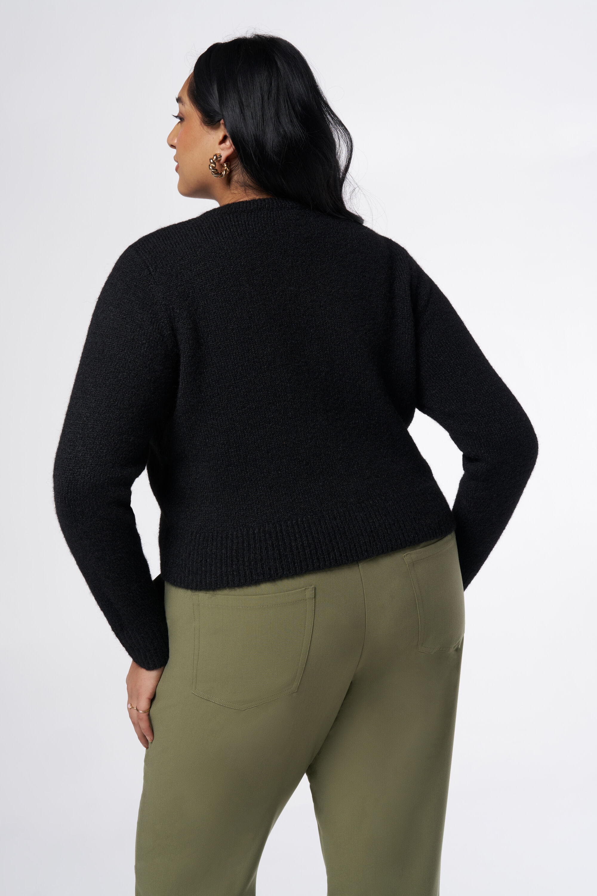 C&aacute;rdigan de punto con botones image number 3