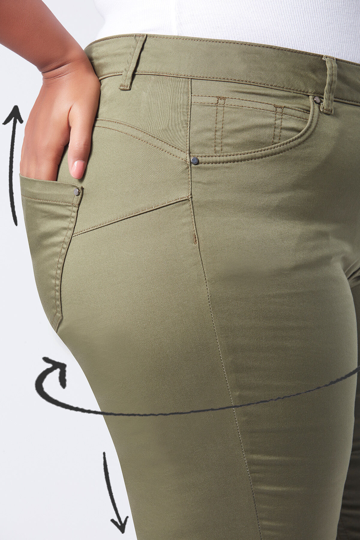 Pantalones pirata Magic Simplicity SLIMS image number 4