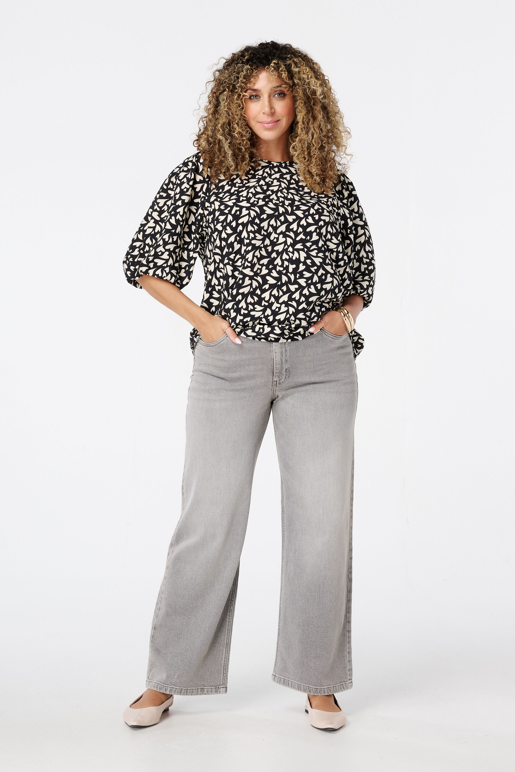 Blusa estampada image number 5