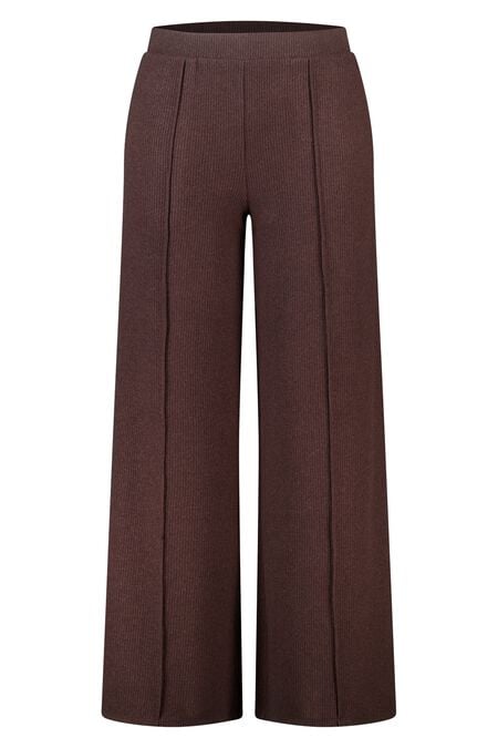 Pantalones rectos con cintura elástica