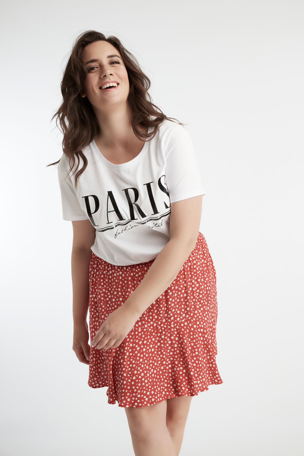 Falda pantal&oacute;n con cintur&oacute;n de lazo image number 5