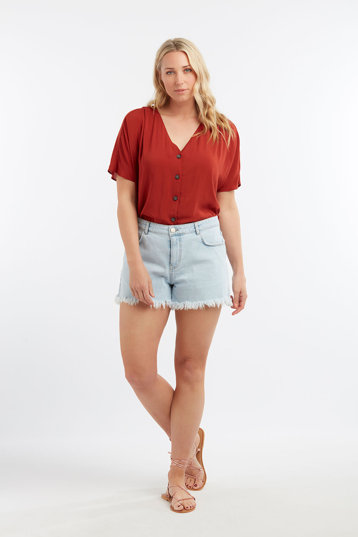 Blusa de corte holgado image number 4