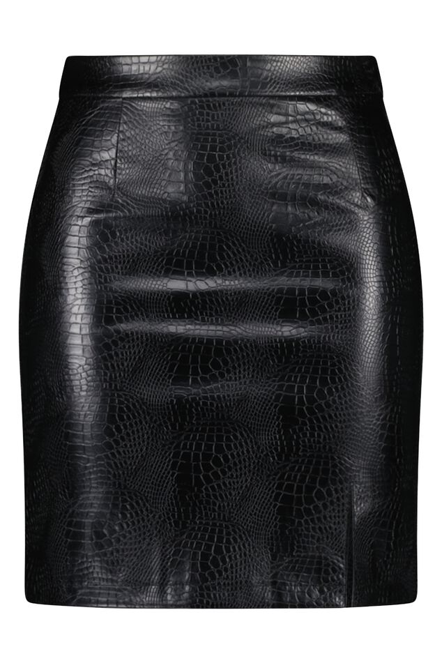Falda de cuero sintético  image number 2