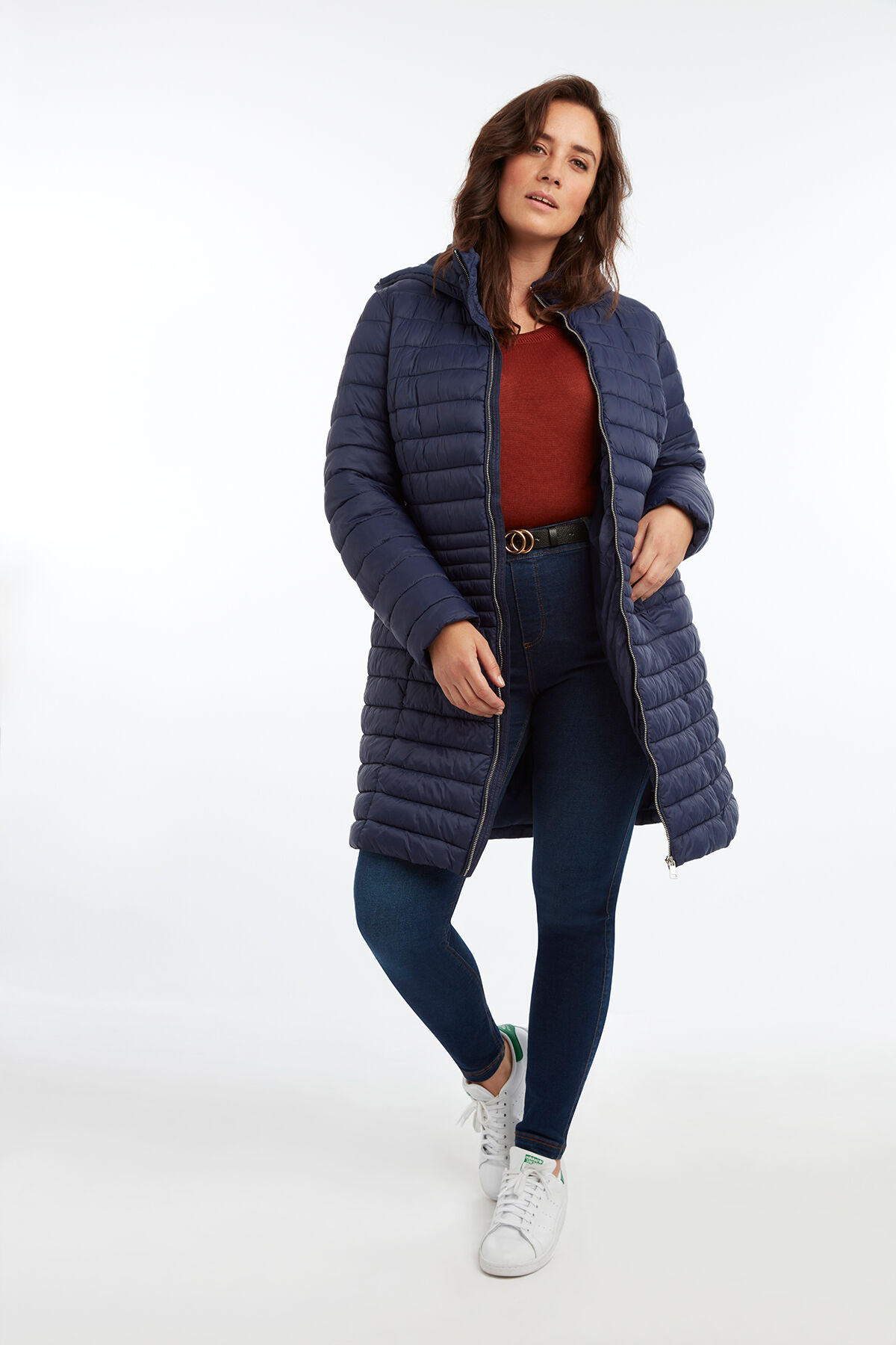 Parka ligeramente acolchada image number 4