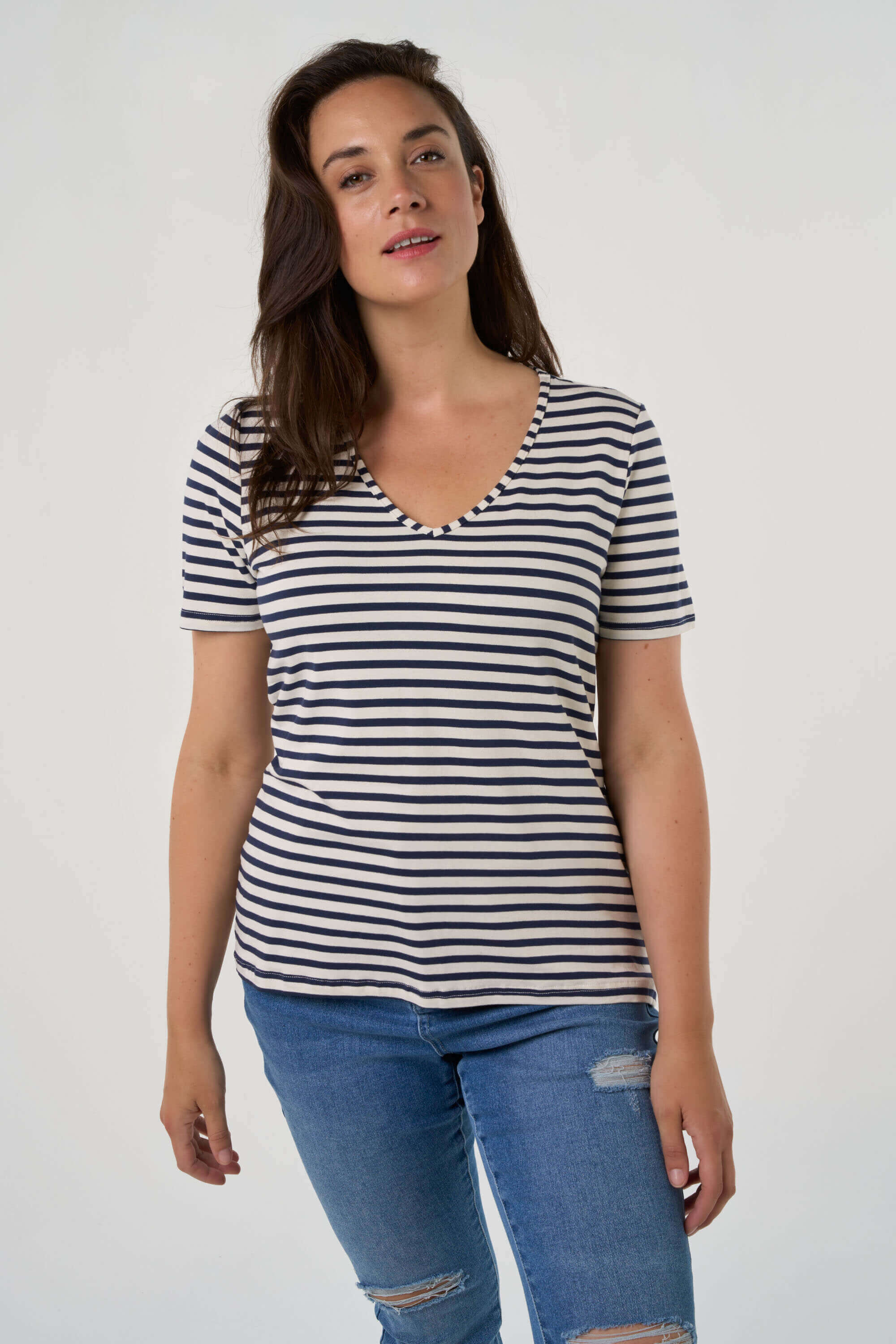 Top con rayas image number 7