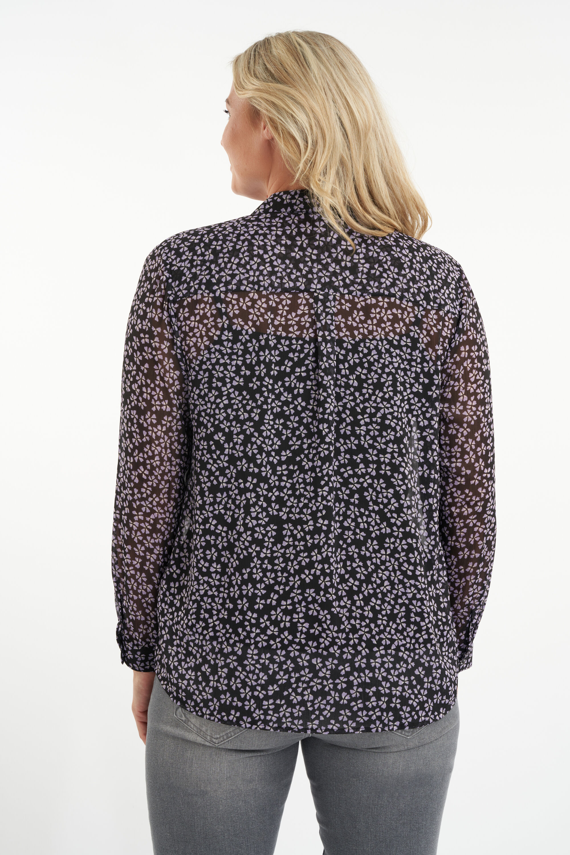 Blusa semitransparente image number 3