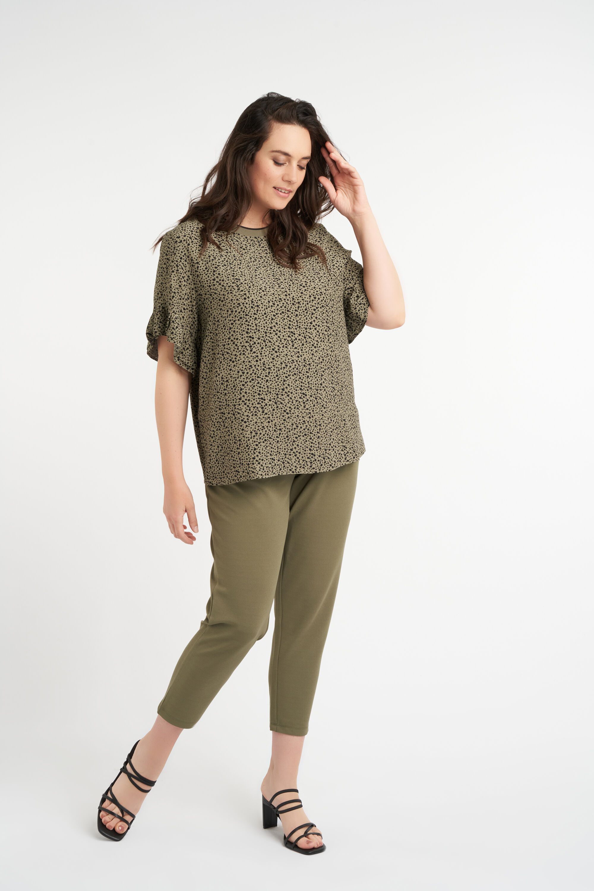 Top con cuello redondo image number 5