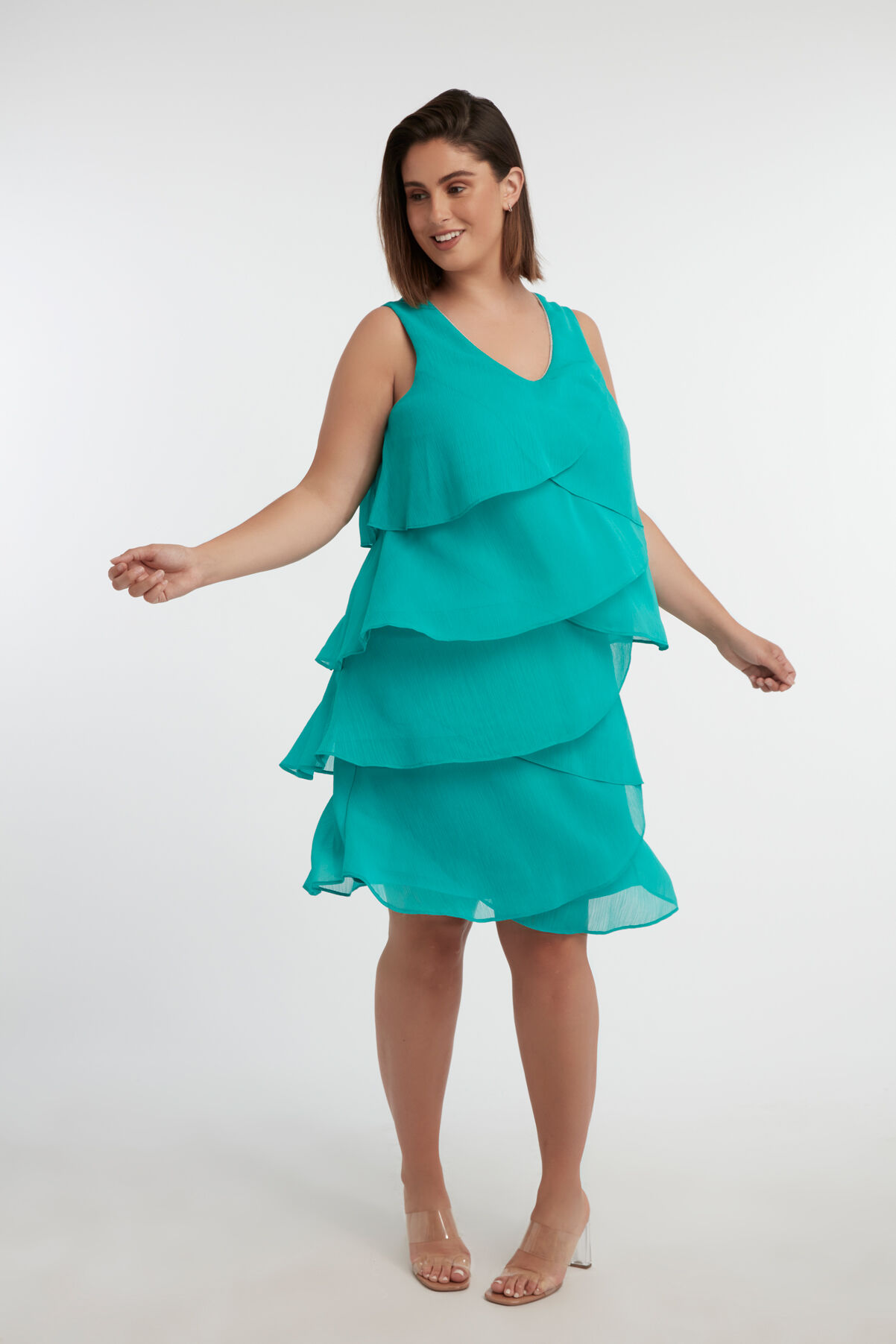 Vestido con volantes   image number 6