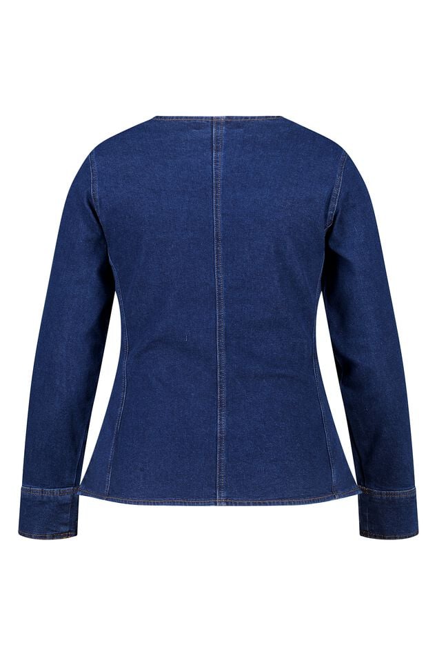Chaqueta vaquera ajustada image number 2