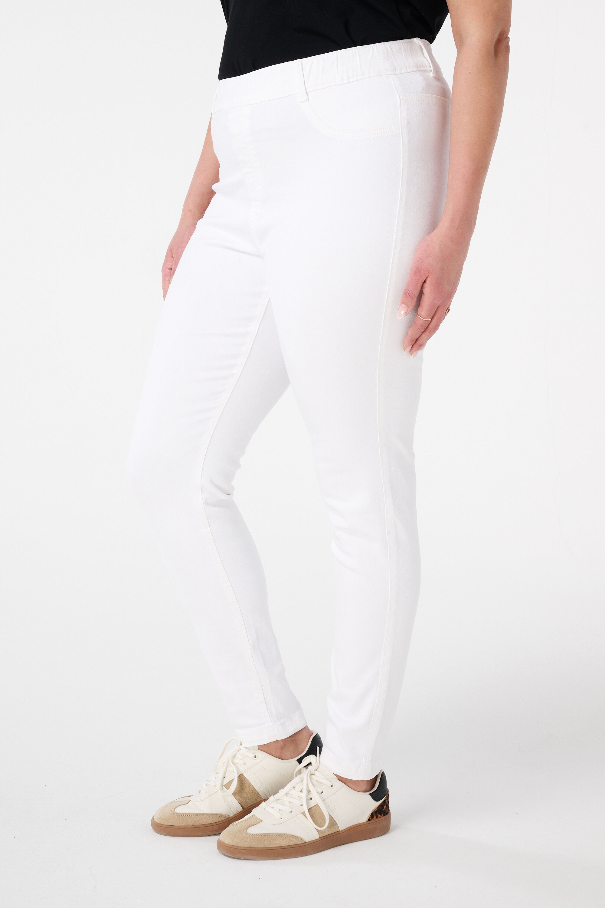 Treggings con aspecto denim image number 5