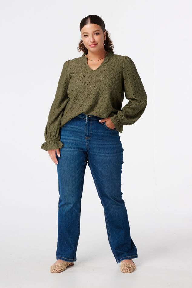 Top con bordado image number 5