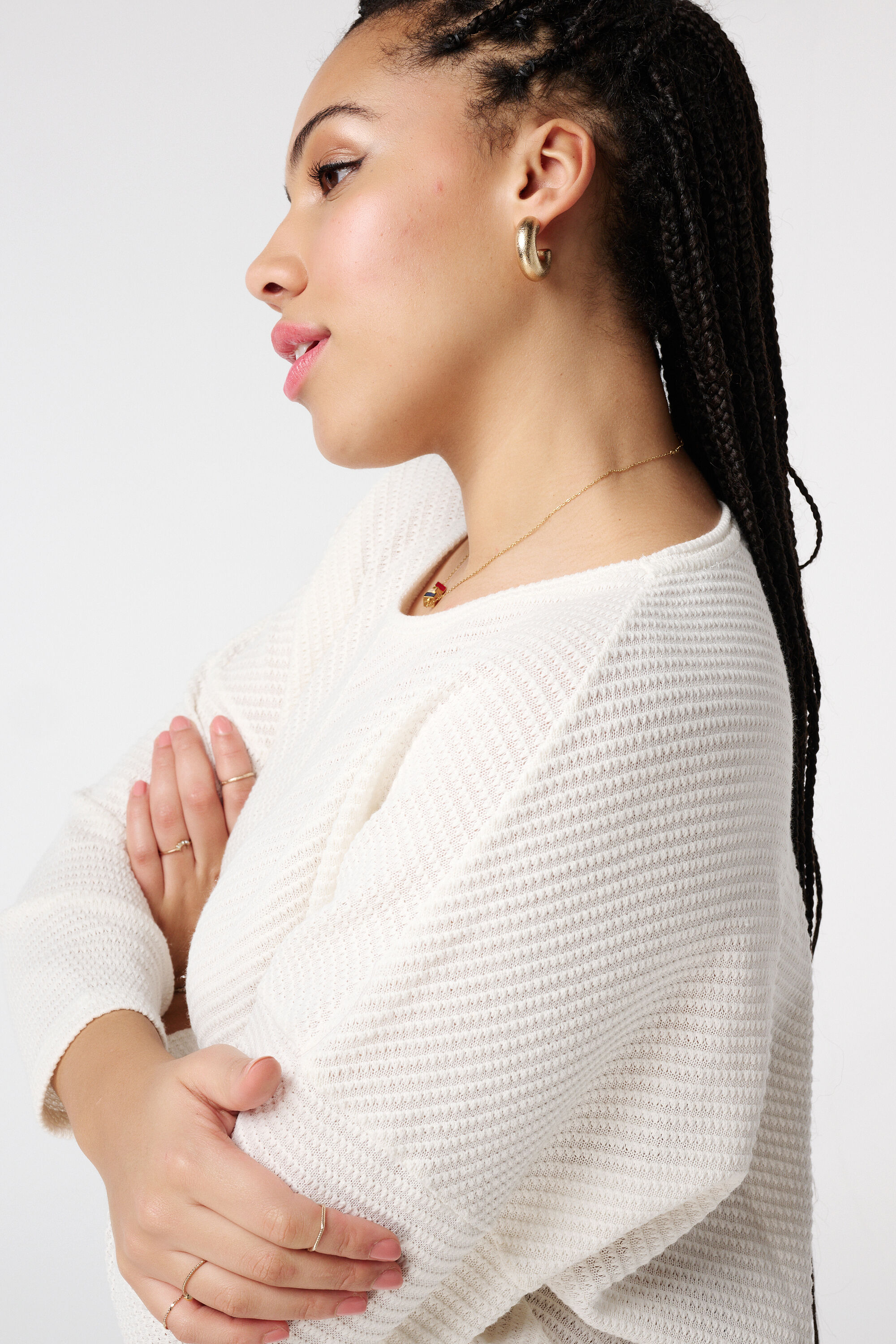 Su&eacute;ter de punto calado image number 4