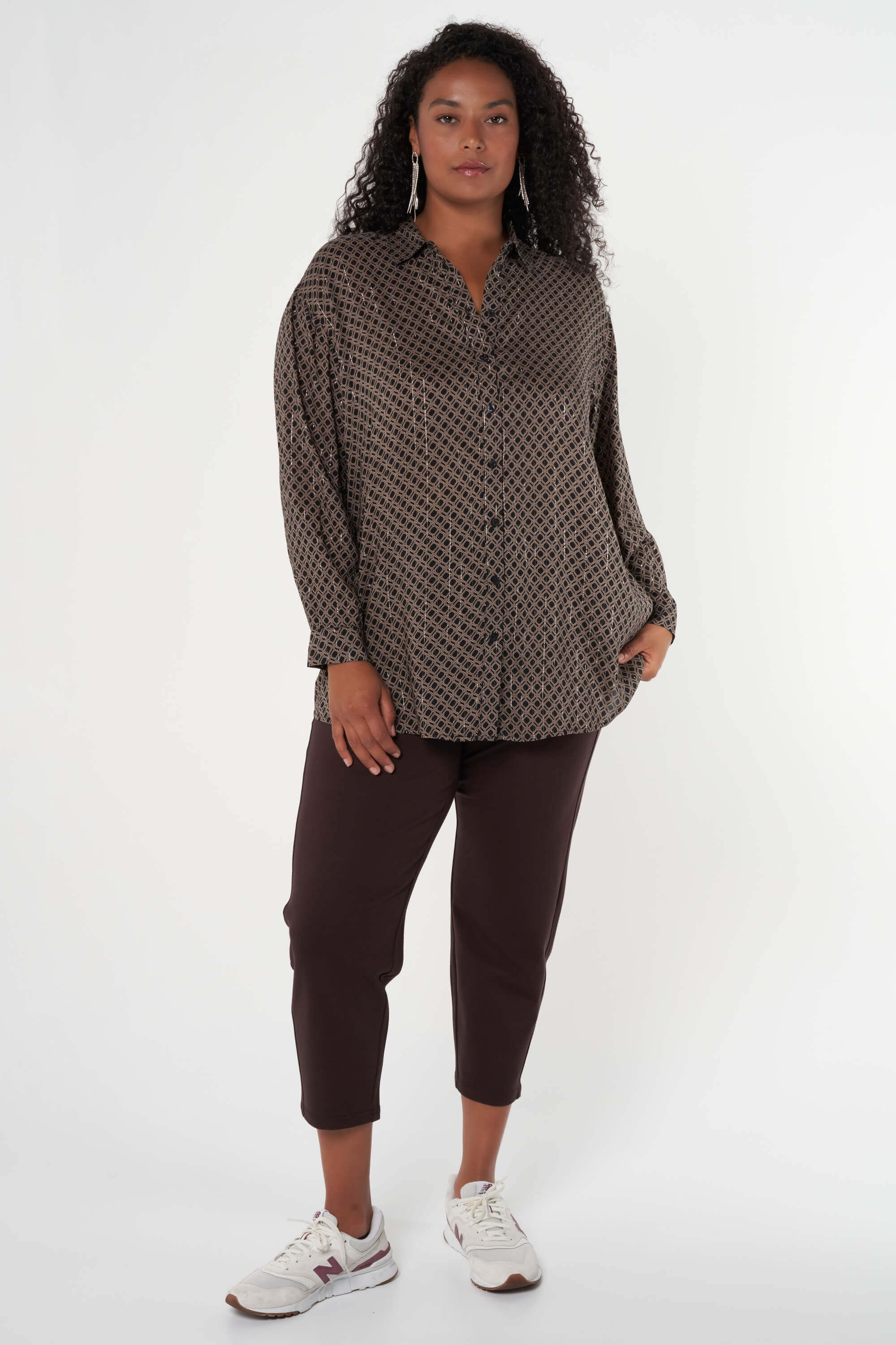 Blusa ligera con estampado image number 7