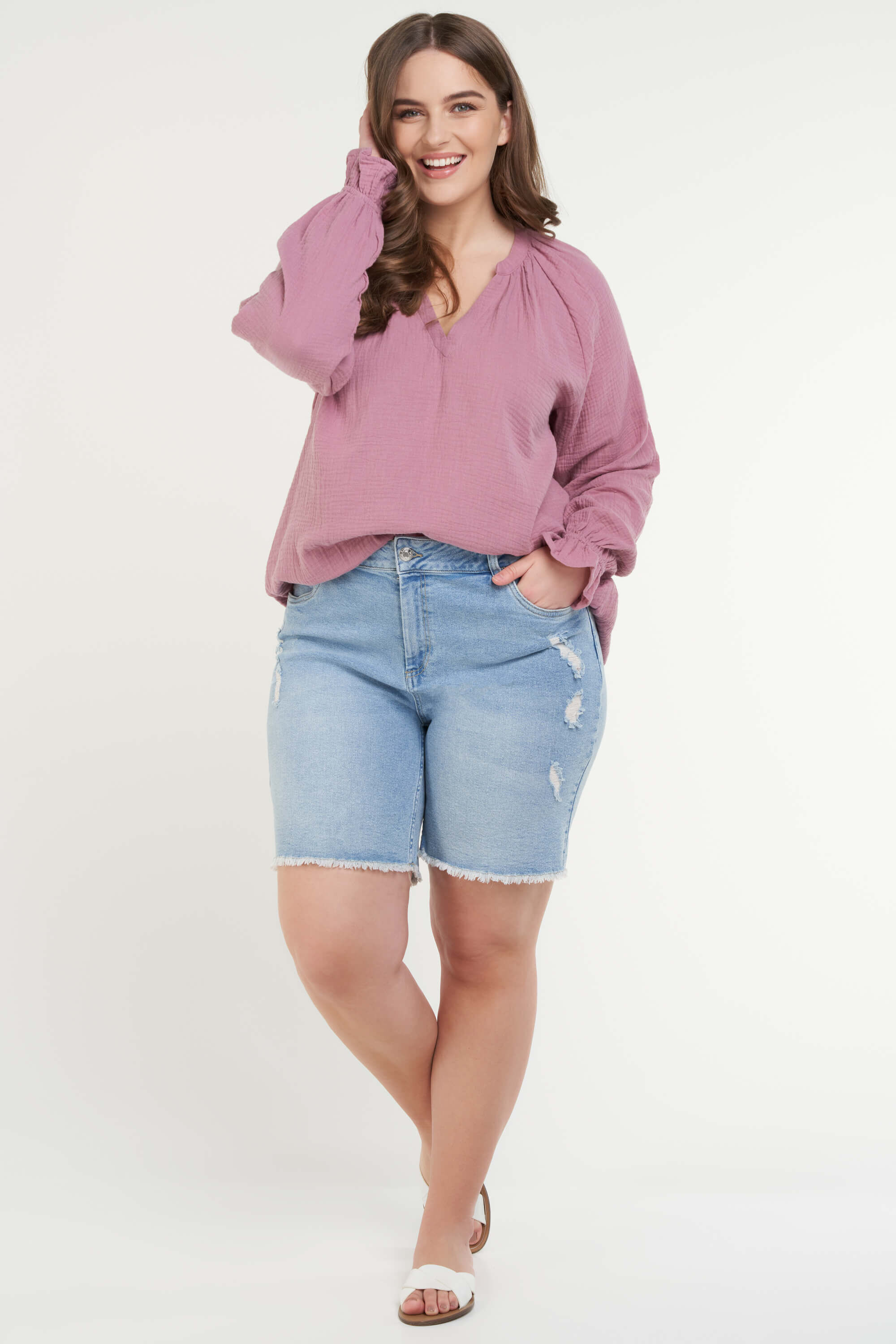 Blusa de muselina image number 5