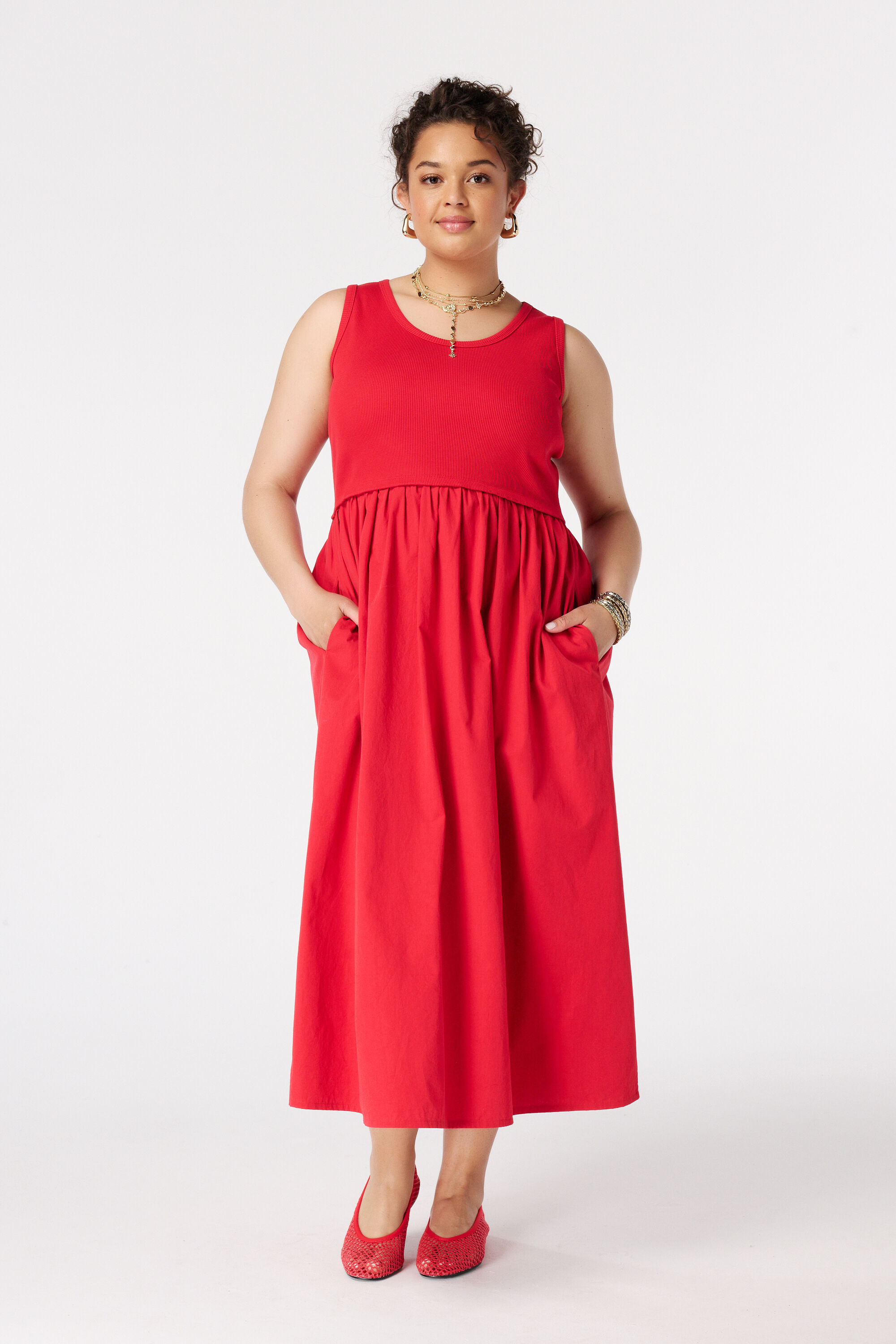 Vestido de l&iacute;nea A