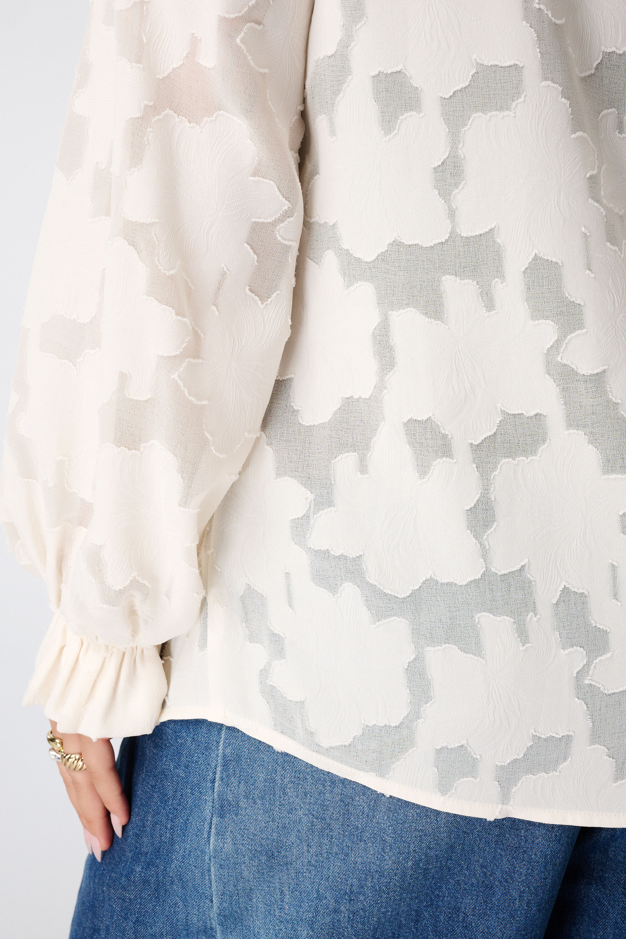 Blusa transparente image number 6