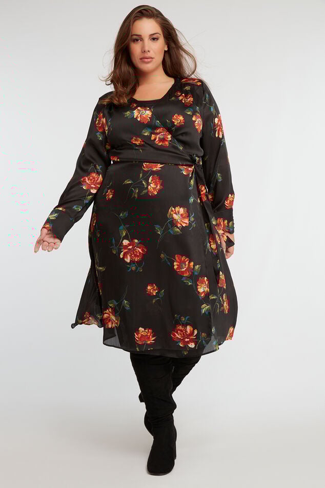 Vestido cruzado  image number 0