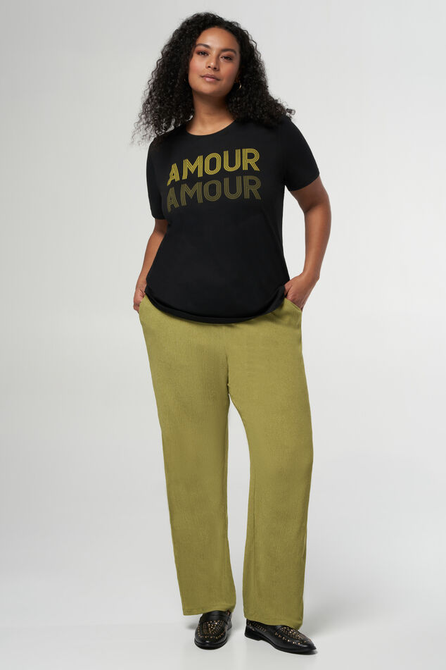 Camiseta con la palabra «Amour» image 0
