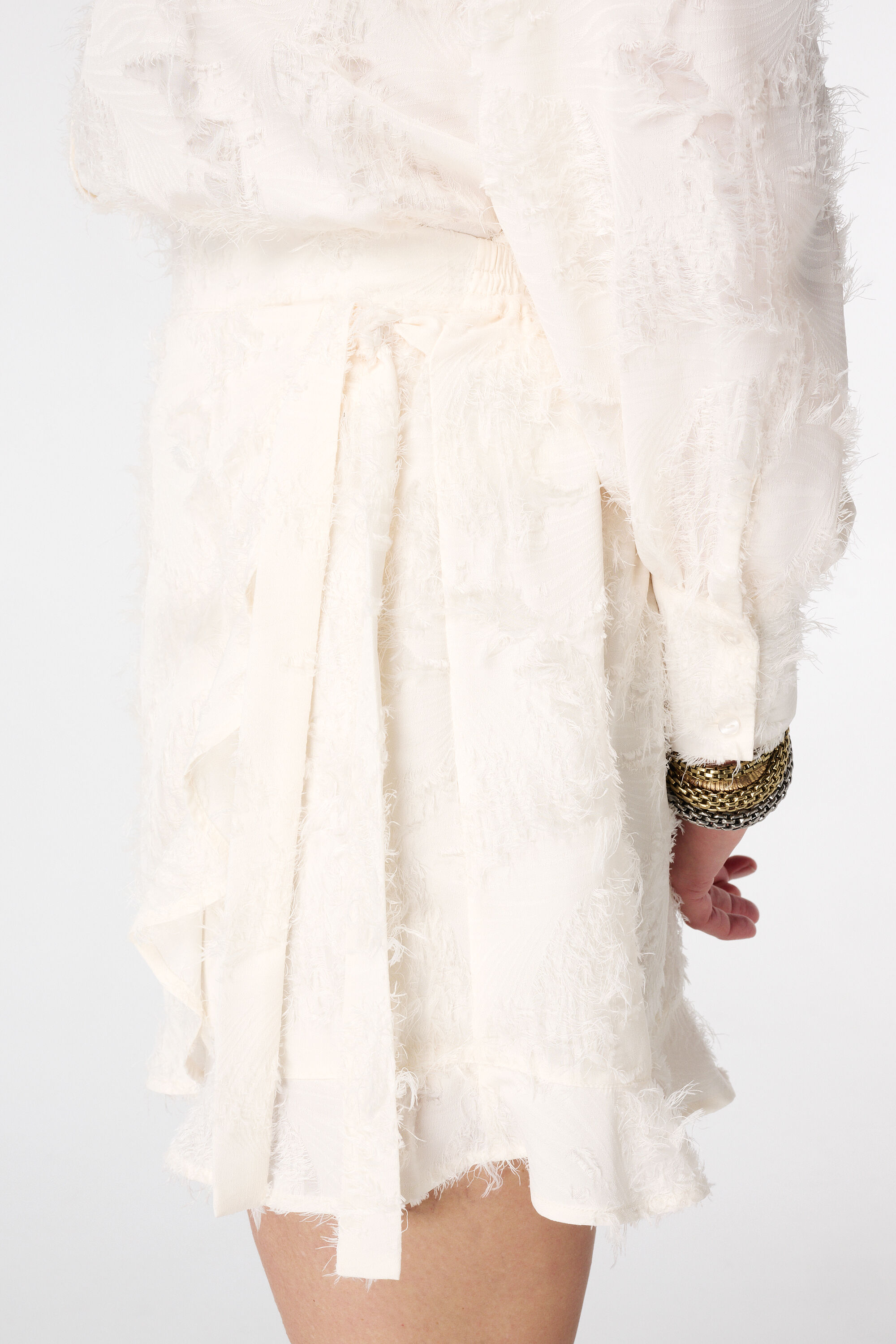 Skort cruzado fluffy image number 4