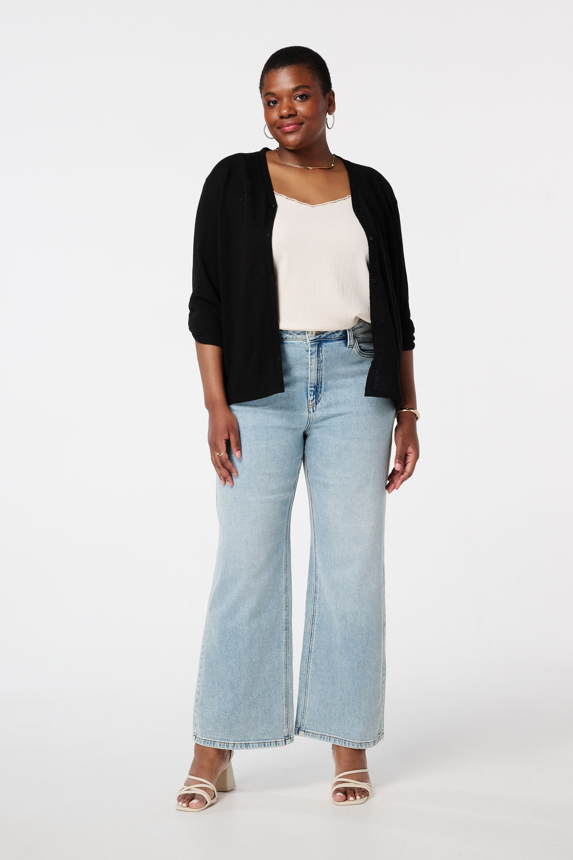 Top con cierre con botones image number 5