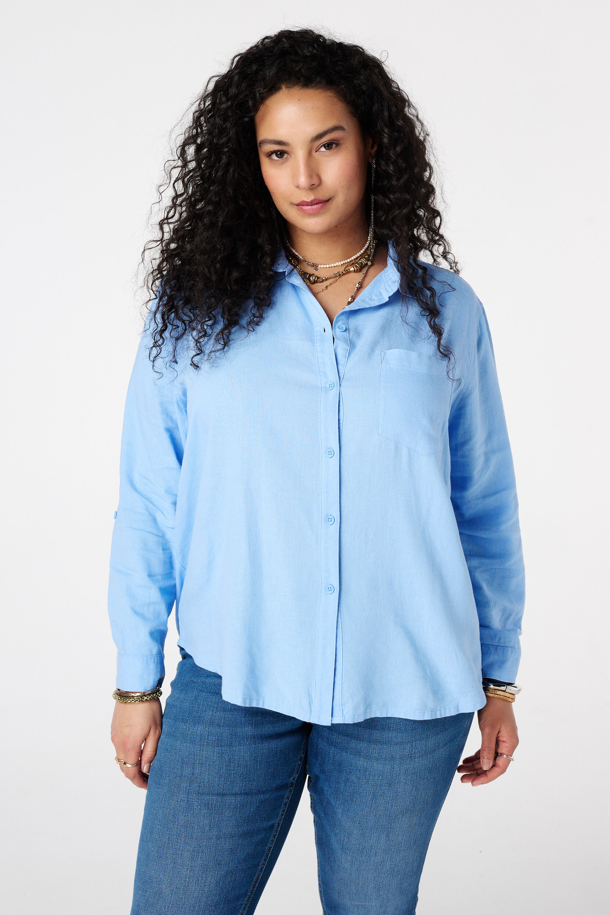Blusa de lino