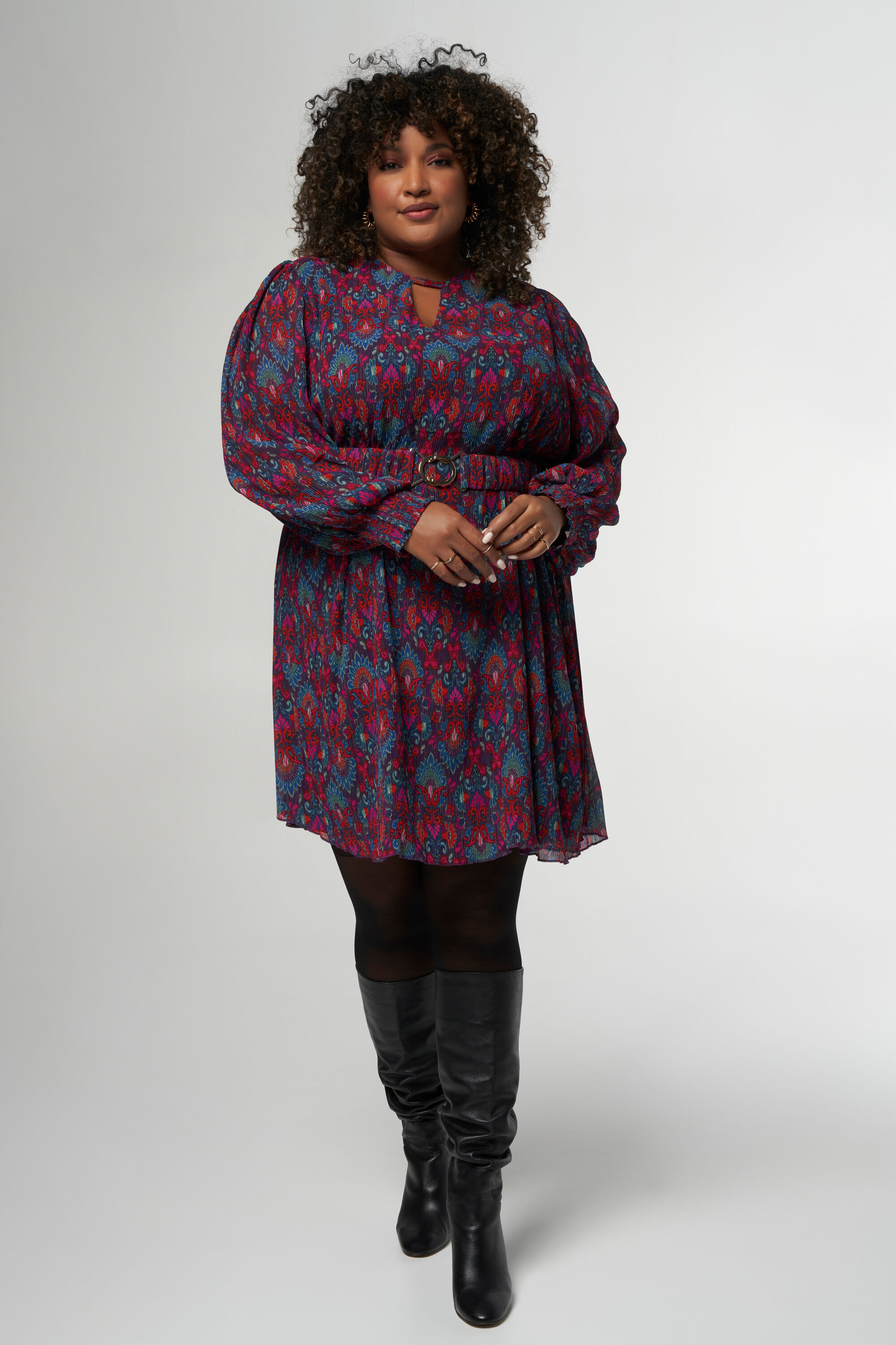 Vestido con estampado paisley image number 6