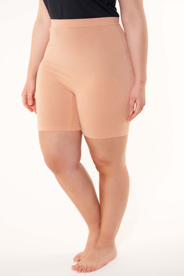 Mujeres Pack de 2 leggings cortos Tan