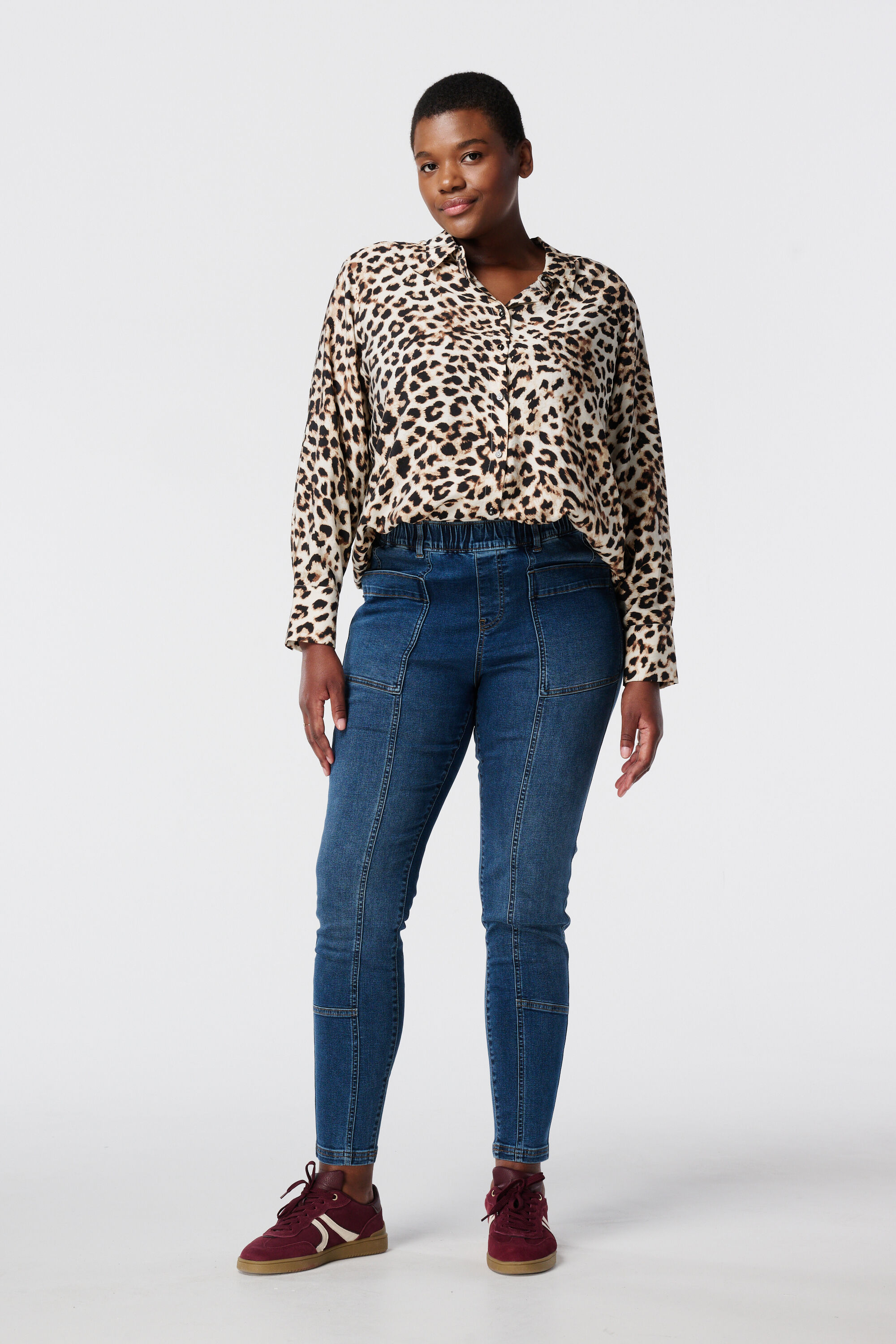 Blusa camisa de rayas image number 5