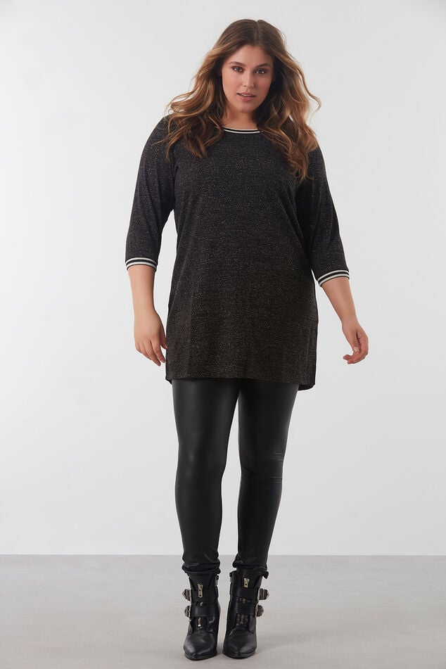 Leggings de cuero sintético image number 4