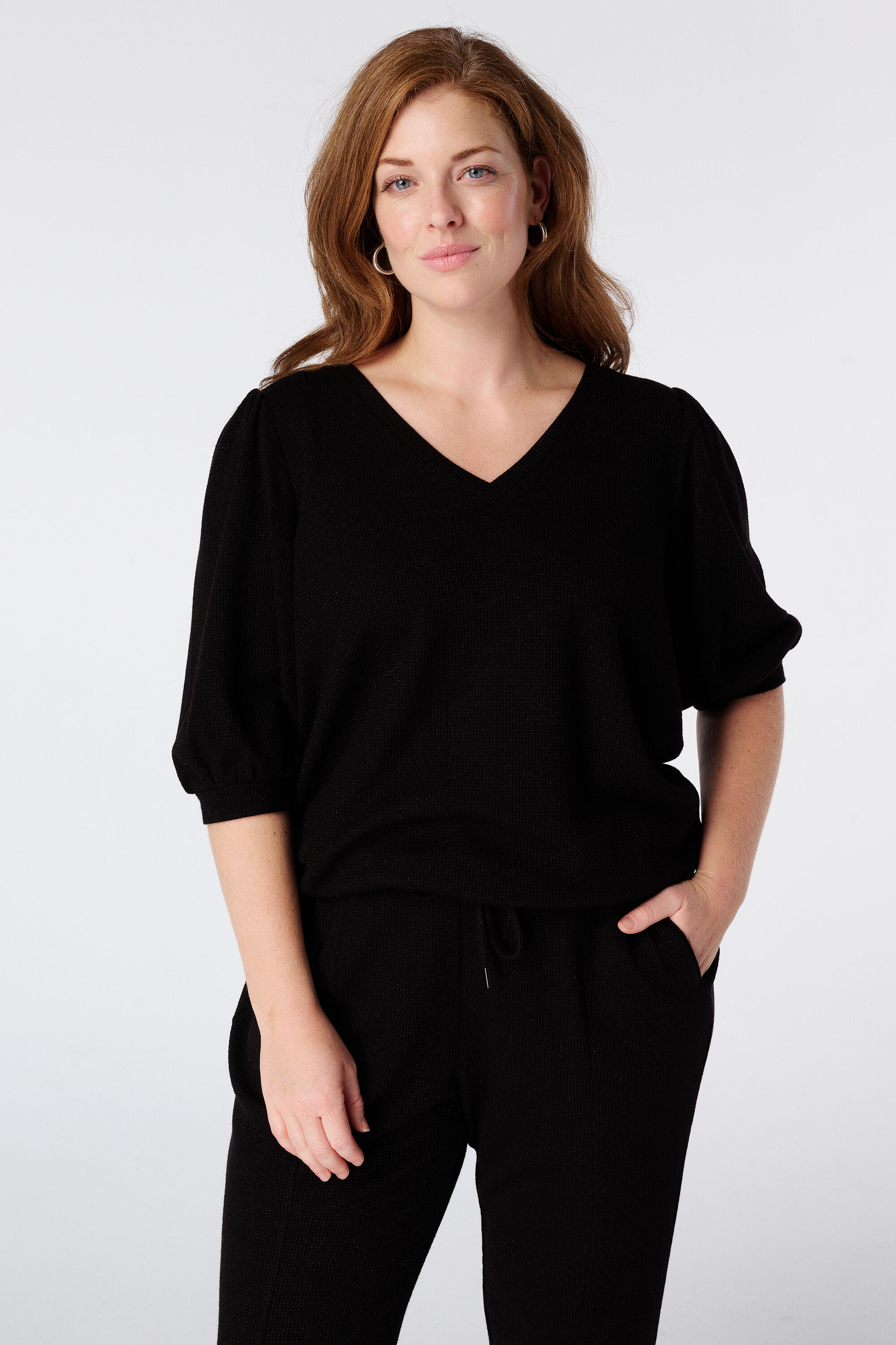 Top de cuello de pico