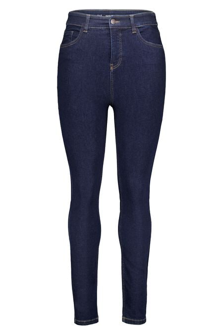 Vaqueros pitillo de talle alto CHERRY