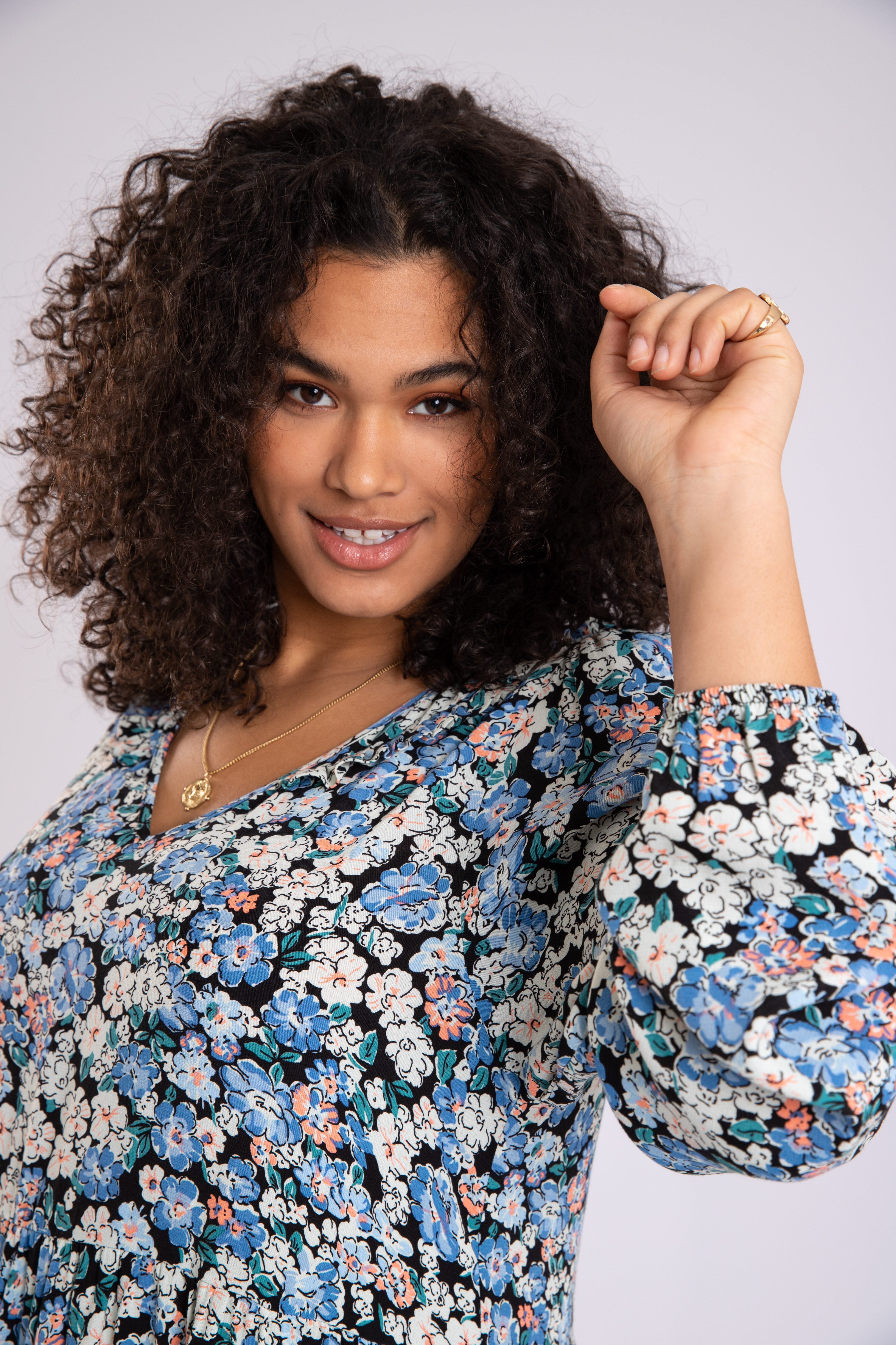 Vestido con estampado  image number 6