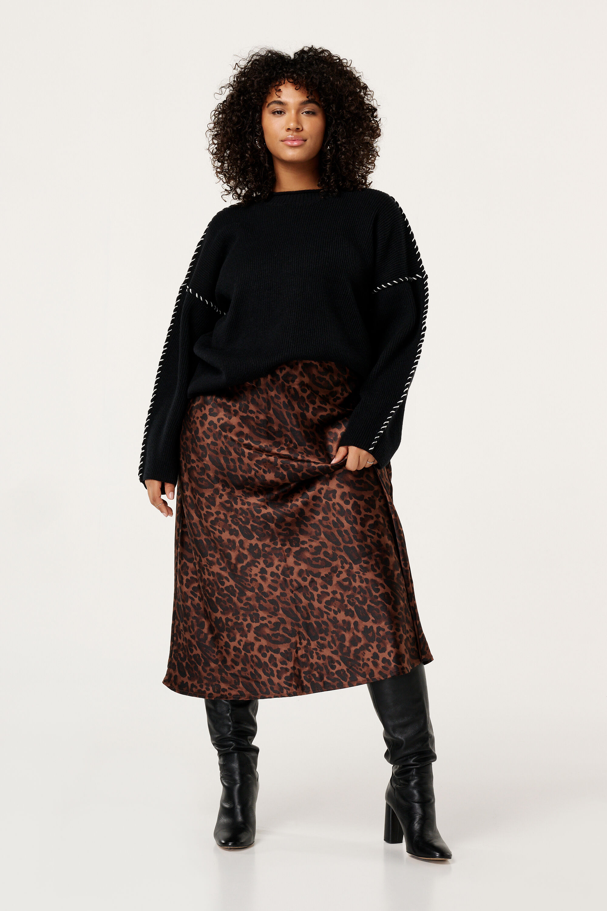 Jersey con costuras image number 5