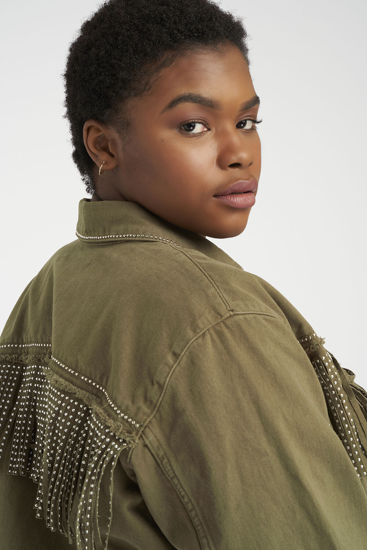 Chaqueta con flecos image number 5