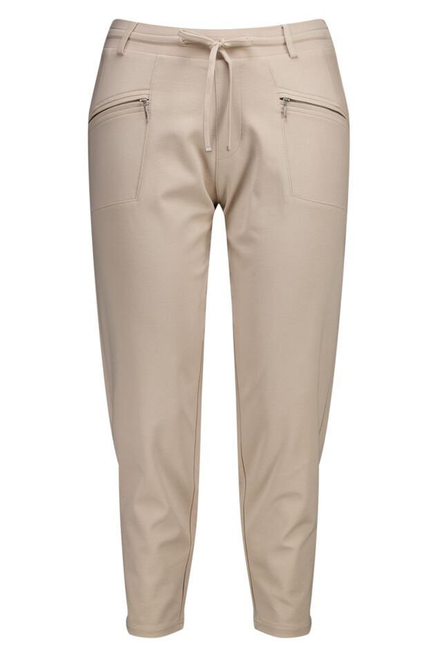 Pantalones tobilleros con cremalleras image 1
