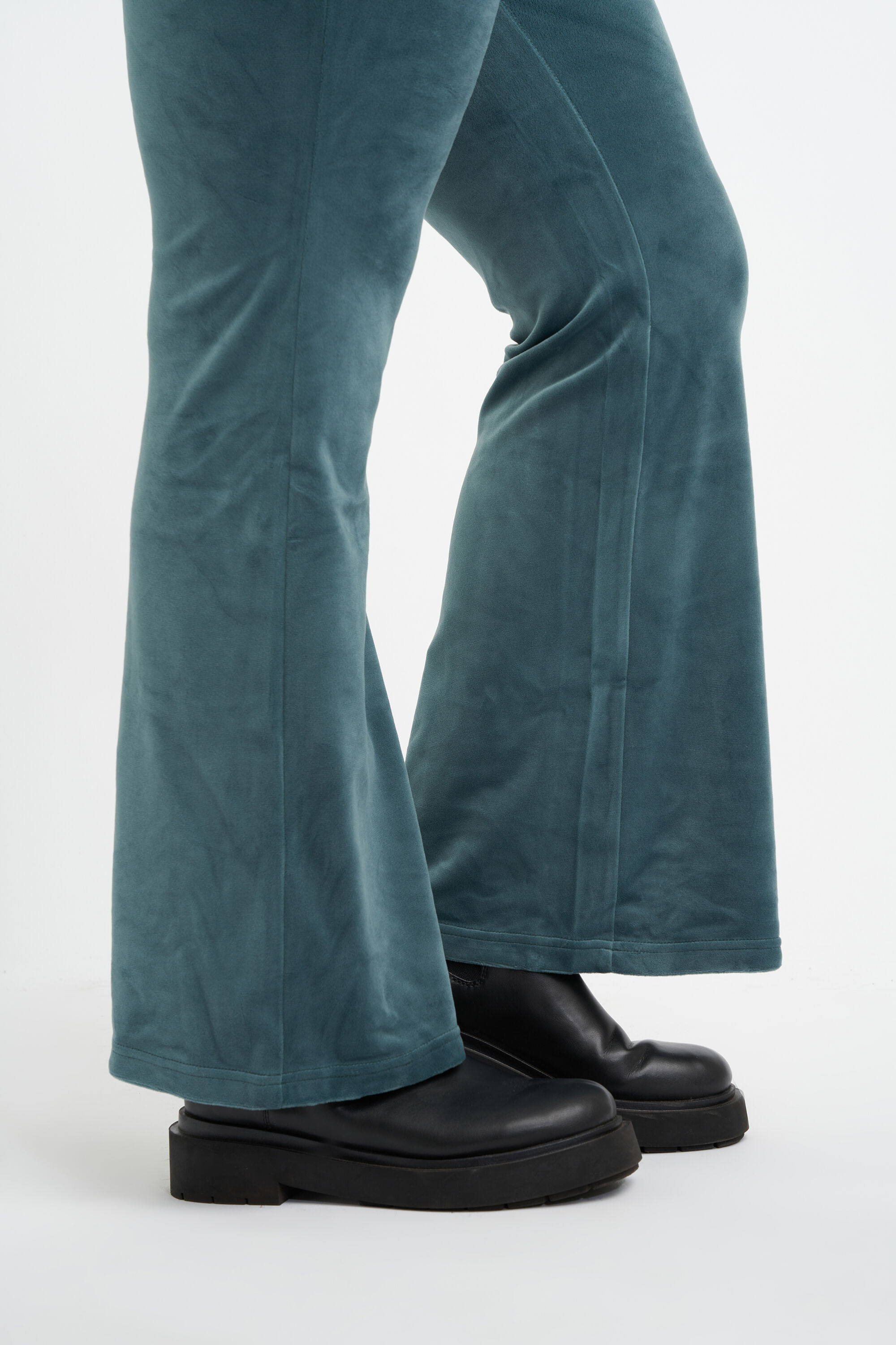 Legging acampanado de terciopelo image number 5