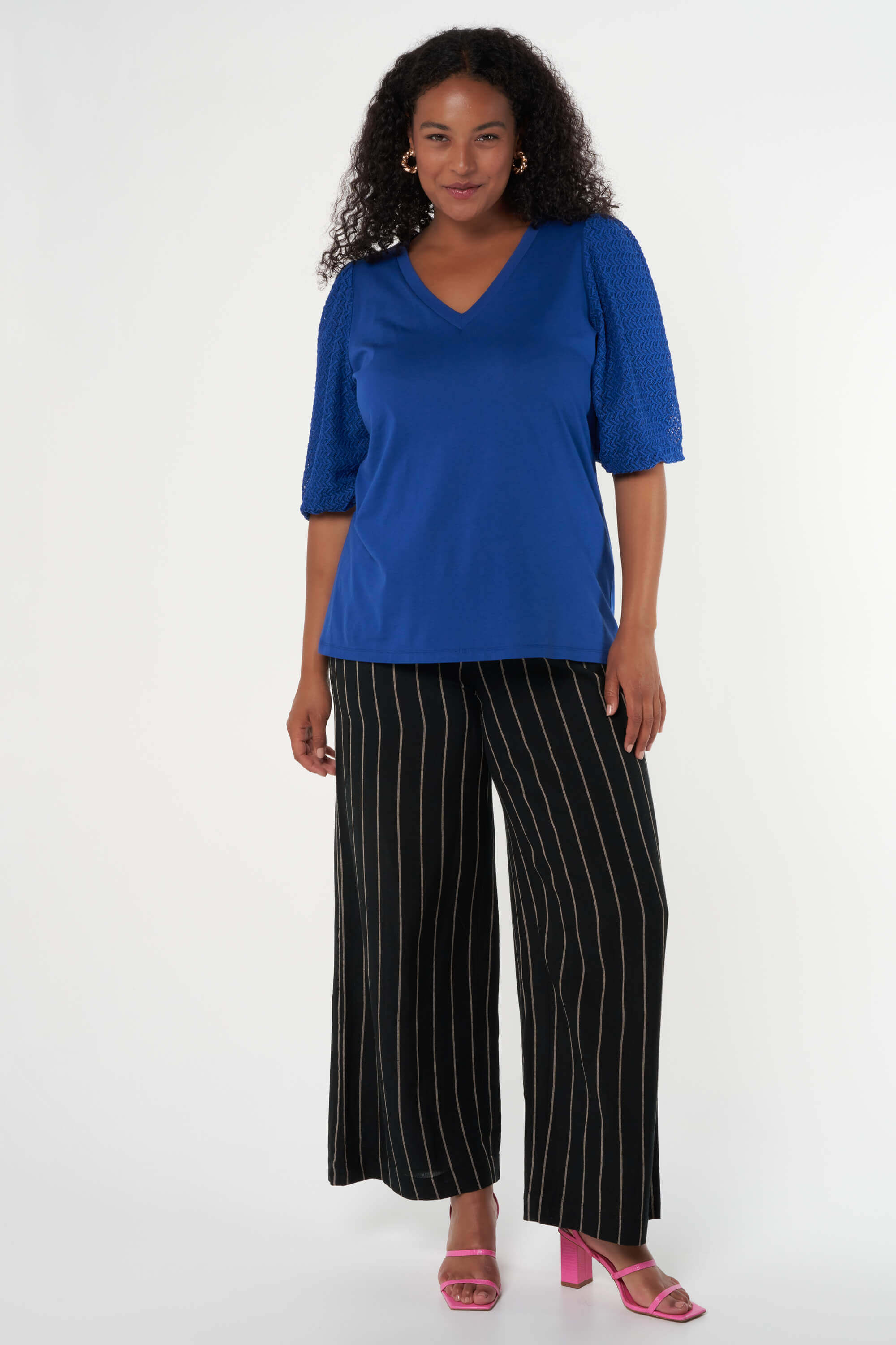 Top con manga con textura image number 6