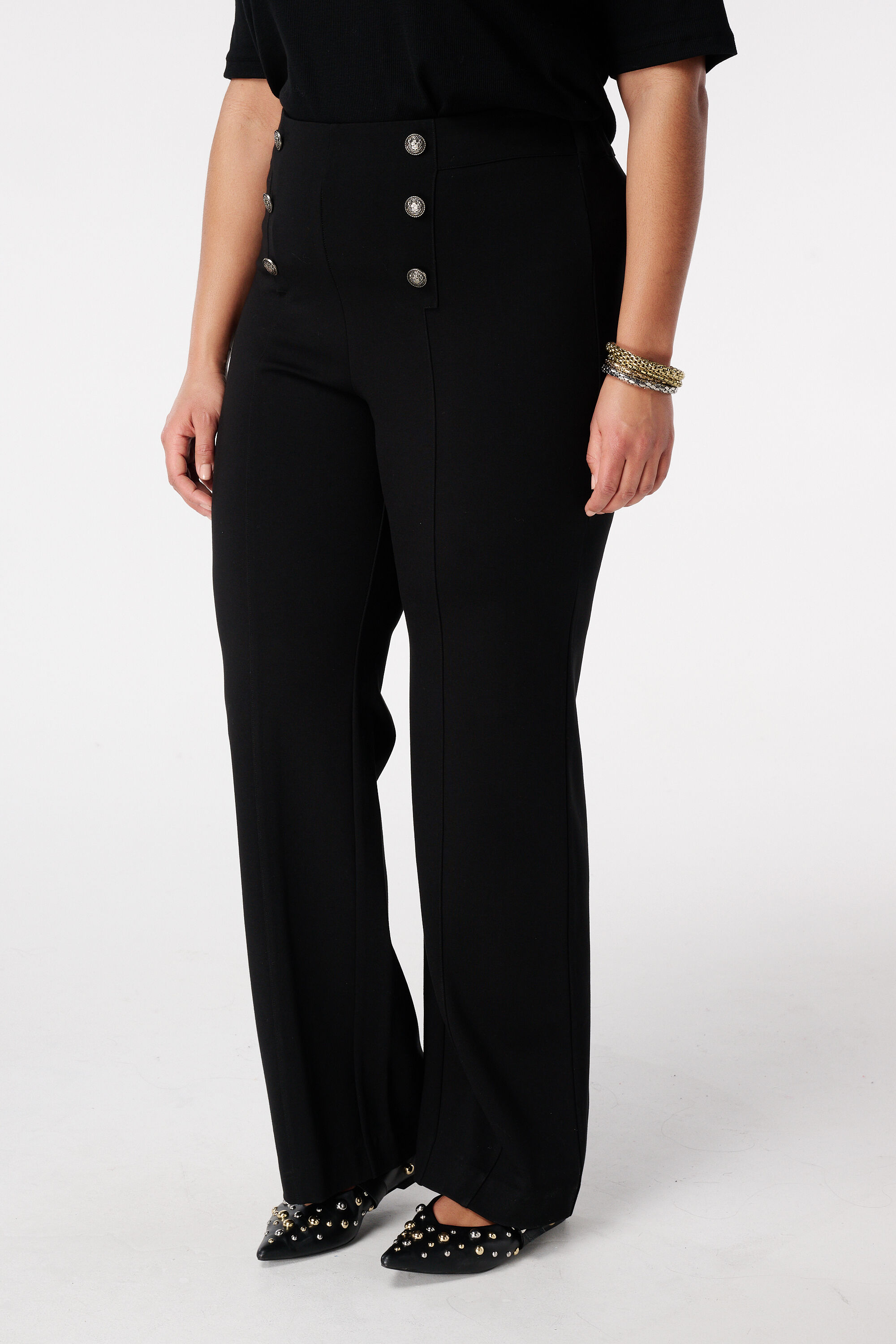 Tregging con botones decorativos  image number 5