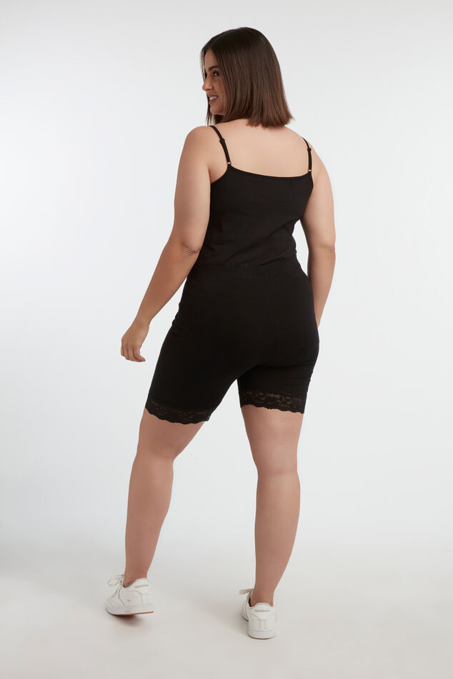 Pack de 2 Leggings cortos de encaje image number 3