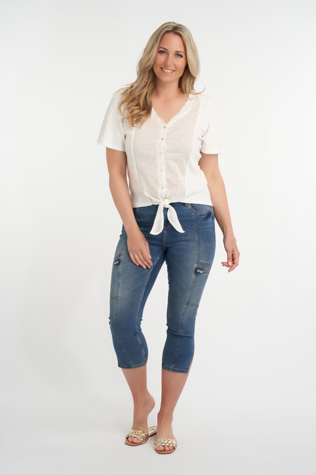 Blusa con nudo image number 4